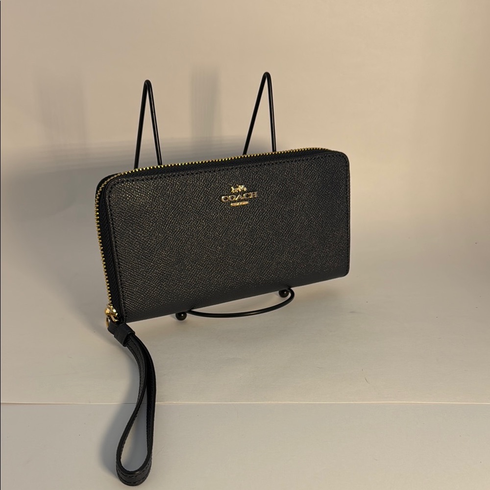 Coach Navy Wristlet Wallet